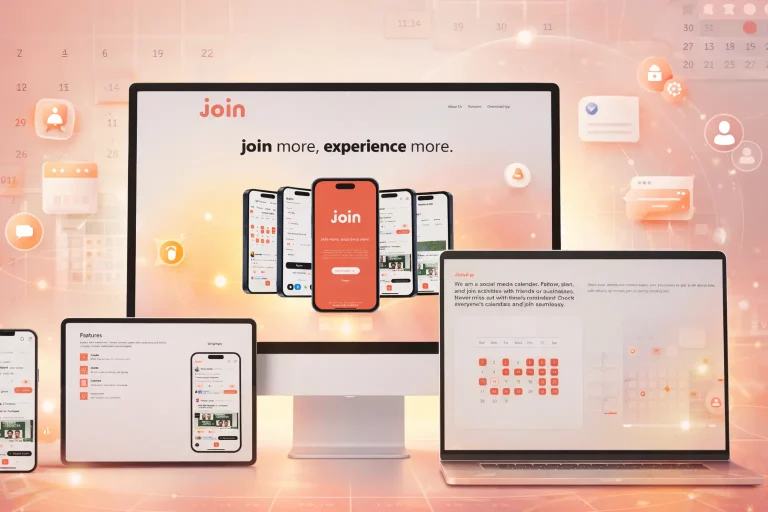 Join App – Social Media Calendar